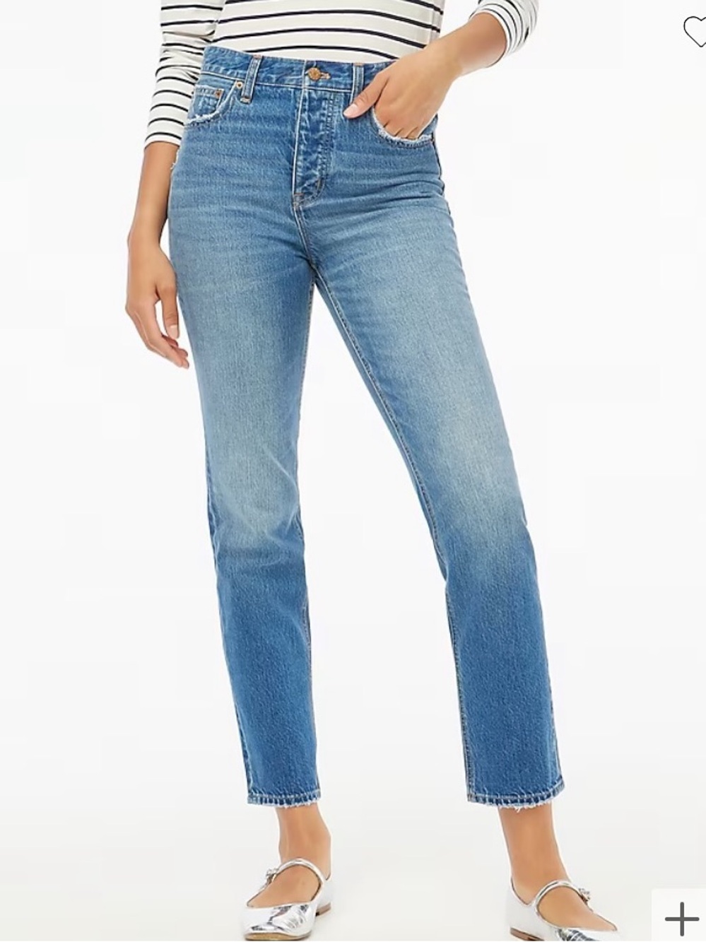 J CREW TALL PREMIUM EDITION STRAIGHT JEAN WITH BUTTON FLY